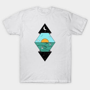 Geometric Landscape T-Shirt